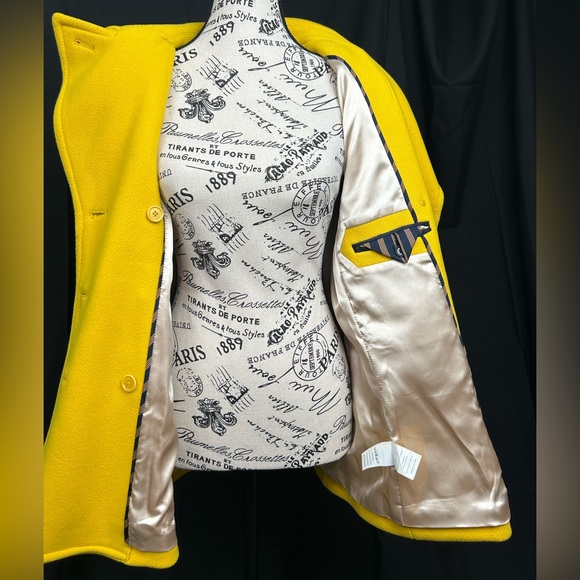 J. Crew Stadium Cloth by Nello Gori Double Breasted Women’s Topcoat. Size 10. - Picture 6 of 16